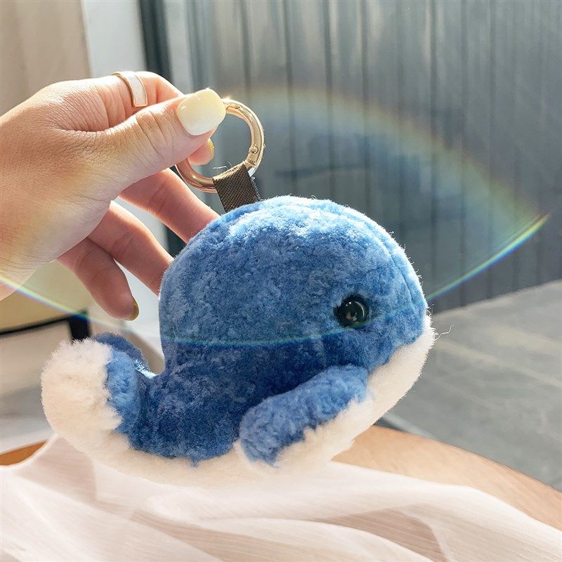 【可爱小海豚】真羊毛鲸鱼皮草挂件 网红包包挂饰 个性创意钥匙扣,节庆用品/礼品,钥匙扣,淘宝优惠券,粉丝福利购,淘宝优惠卷