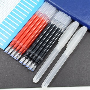 大容量中性笔壳笔芯0.5/0.7/1.0mm黑红色巨无霸签字水笔笔芯学生