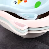 宝宝洗脸盆儿童盆小脸盆卡通塑料洗脚加厚装 婴儿脸盆