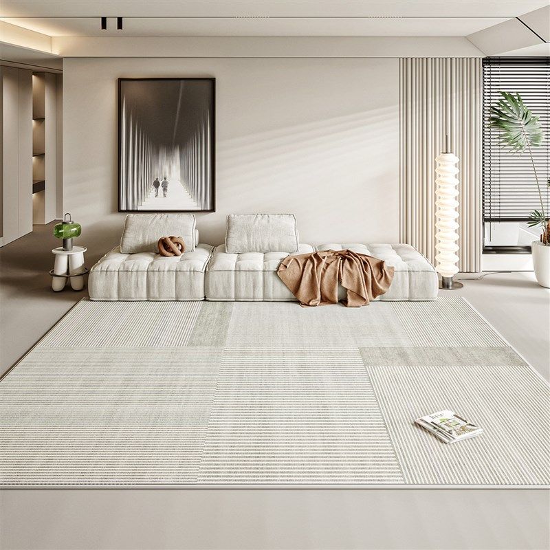 新款地毯客厅灰色极简沙发茶几毯简约素色轻奢大地垫侘寂卧室地毯,居家布艺,地毯,淘宝优惠券,粉丝福利购,淘宝优惠卷