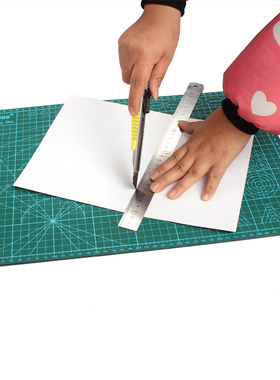 双面切割垫板A4模型制作陶泥手办diy粘土纸模垫板A3雕刻版美工垫