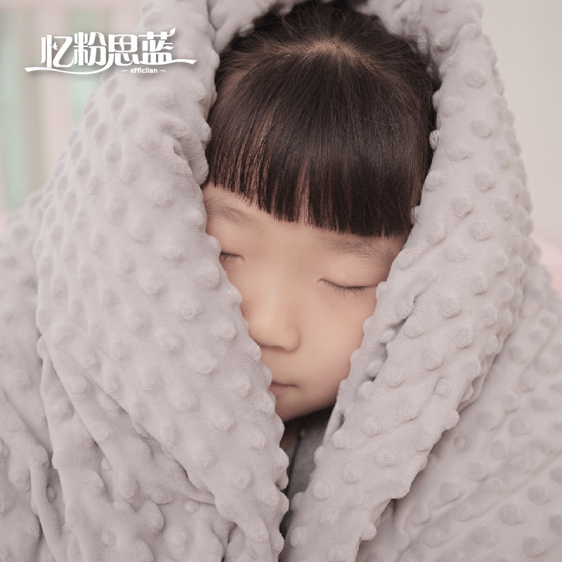 忆粉思蓝冬天被套单件冬季加厚加绒儿童被罩成人保暖床品一件定制
