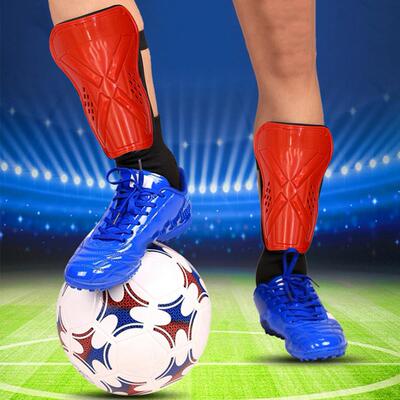 极速1 Pair Football Shin Pads EVA Futbol Soccer Shin Guard