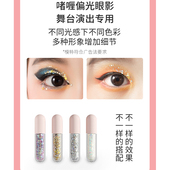 极速儿童舞台妆彩妆专用亮片眼影超闪啫喱免胶水女孩男宝六一节