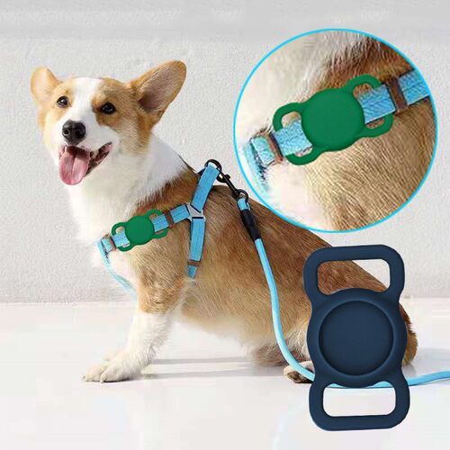极速Pet Silicone Protective Case GPS Finder Dog Cat Collar L