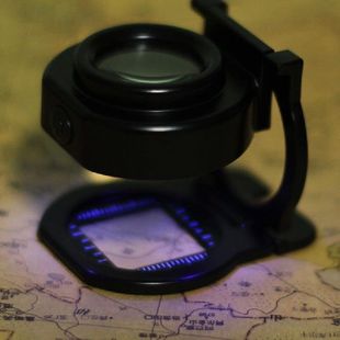 40X Magnifying Lens Handsfree Eye Loupe Foldable Magnifier