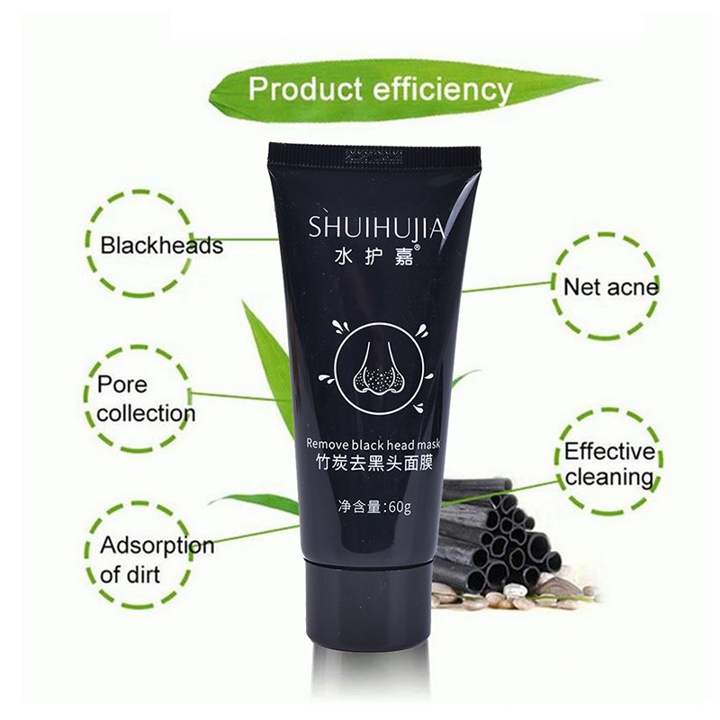 1pc 50 ml Bamboo Charcoal Blackhead remover face mask care A