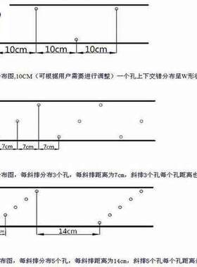 极速农用水管渗灌1软管喷管2塑料孔软管黑色水带水泵浇地器材寸喷
