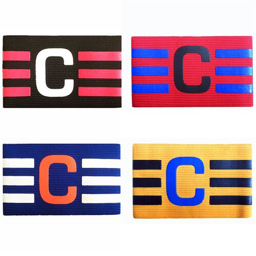 极速adjustable Football Captain Armband Nylon Soccer Competi