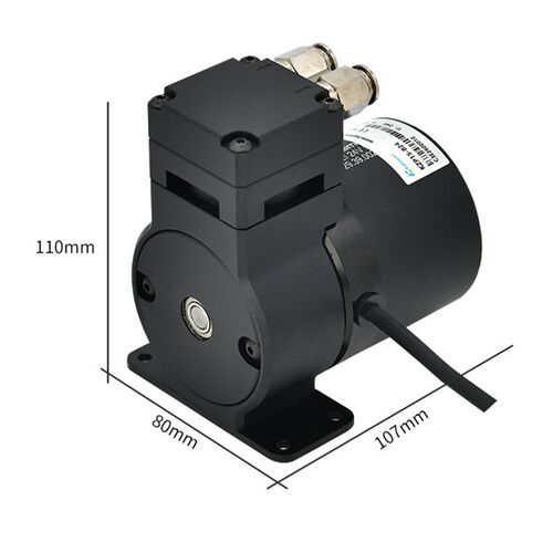 极速卡默尔KZP15全金属外壳12V24V正压4bar免维护小型活塞气泵