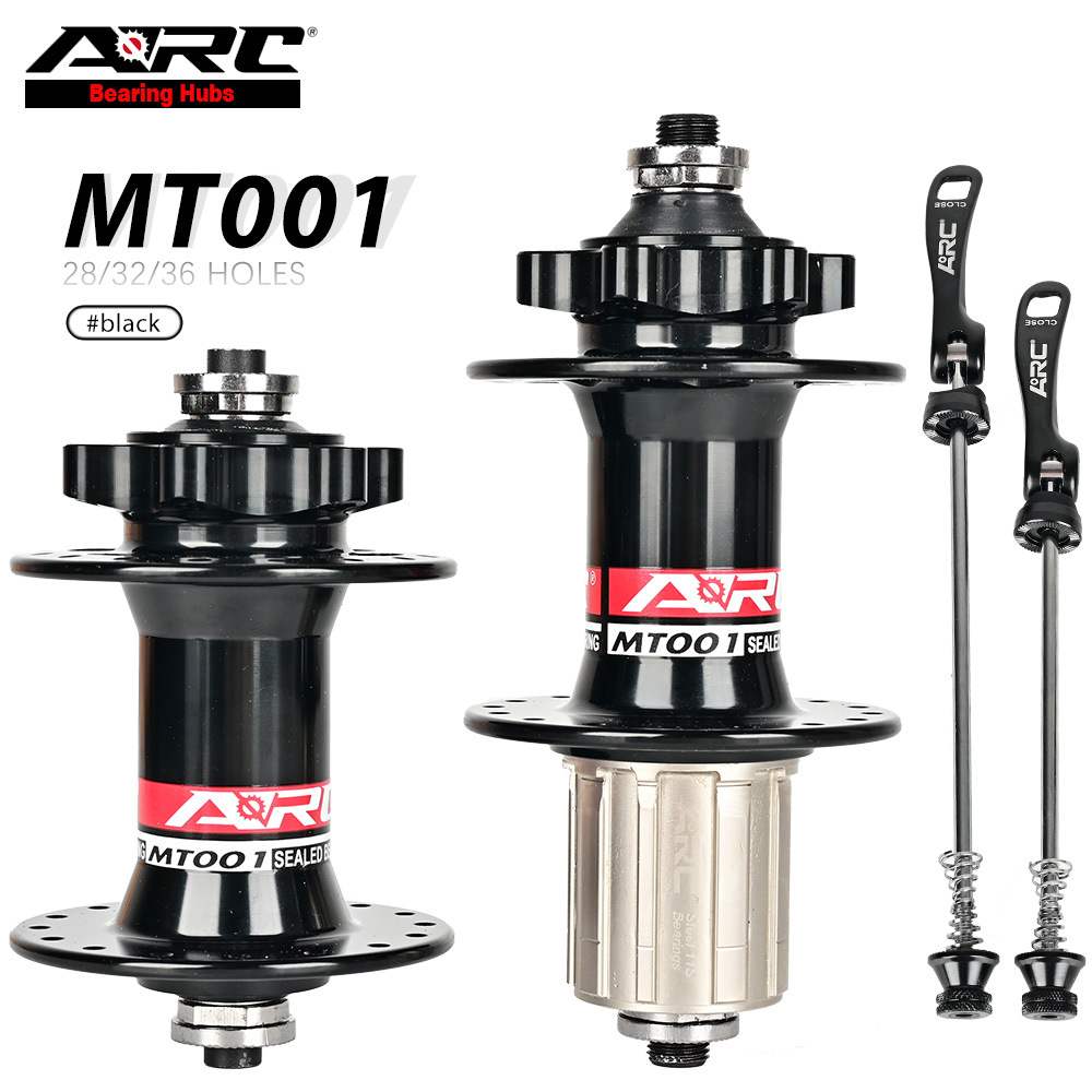 ARC 001登山自行车花鼓快拆90响32 36孔8-12速100/135MM培林花鼓