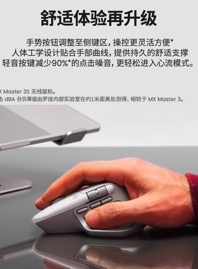 master4商用罗技办公鼠标双滚轮AI