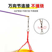 彩绸舞彩绸双杆6米筒头宽红绸子伸缩杆中老年广场舞健身舞龙彩带