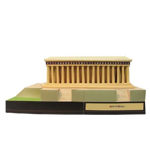 极速Greek Athena Parthenon Architectural Building Paper Mode