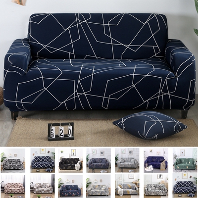Sretch Plaid Sofa Slipver Elastic Adjustable Sofa vers for L