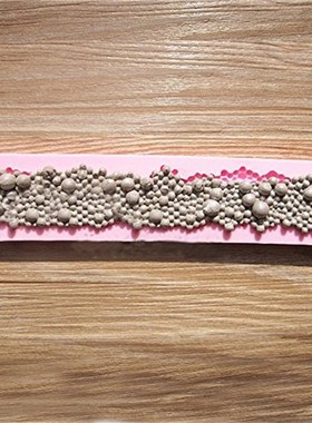 1 PC New Design 3D Round Pearls Bubbles Mold Silicone Fonda