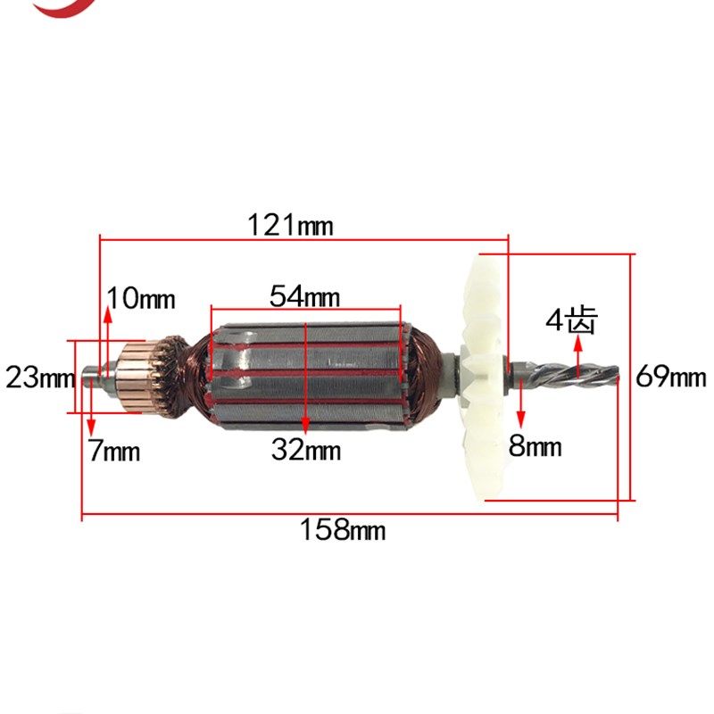 新品战队12寸电链锯转子-1电链锯转子定子4齿电锯电动工具,橡塑材料及制品,亚克力管/有机玻璃管,淘宝优惠券,粉丝福利购,淘宝优惠卷