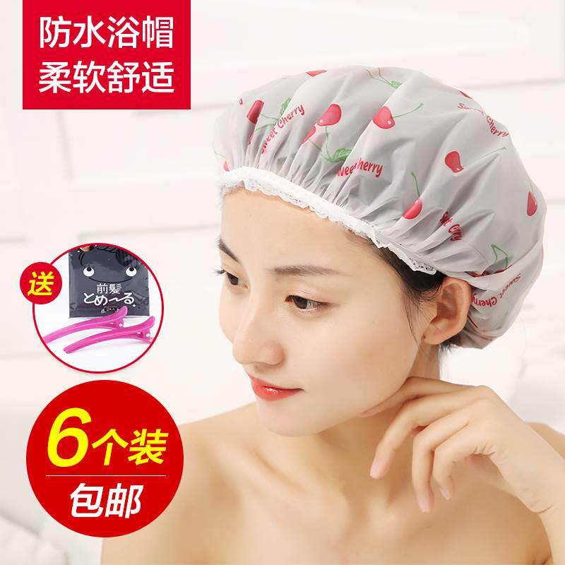 极速防湿头发浴帽浴幅浴帽女款洗澡女生欲帽浴巾发套包头发一次性
