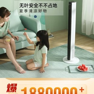 .Electric Fan Floor Stand fan leafless Remote Control Table