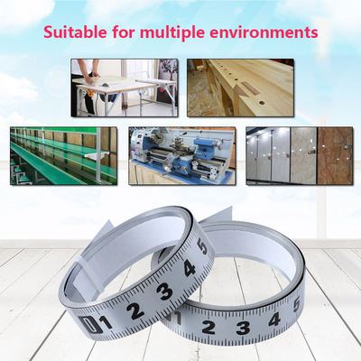 极速Woodworking T Track Tape Measure 12.5/16/19mm Width Metr
