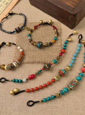 尼泊尔串珠手工藏式异域风手链