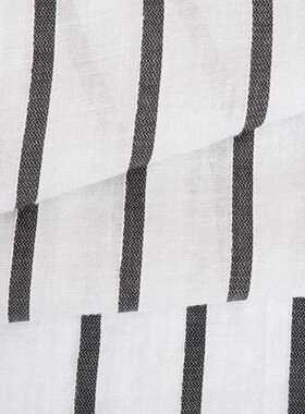 新款直销现货纯苎麻条纹面料 94020#宽条色织条纹麻布 100%麻宽条