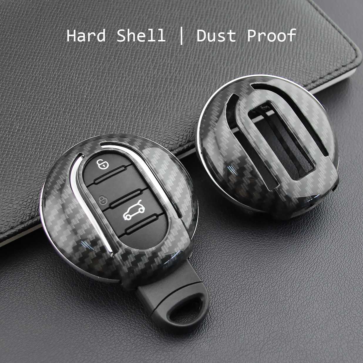 新款直销适用宝马迷你钥匙包MINI汽车F55/F57/F60/Hatch碳纤遥控