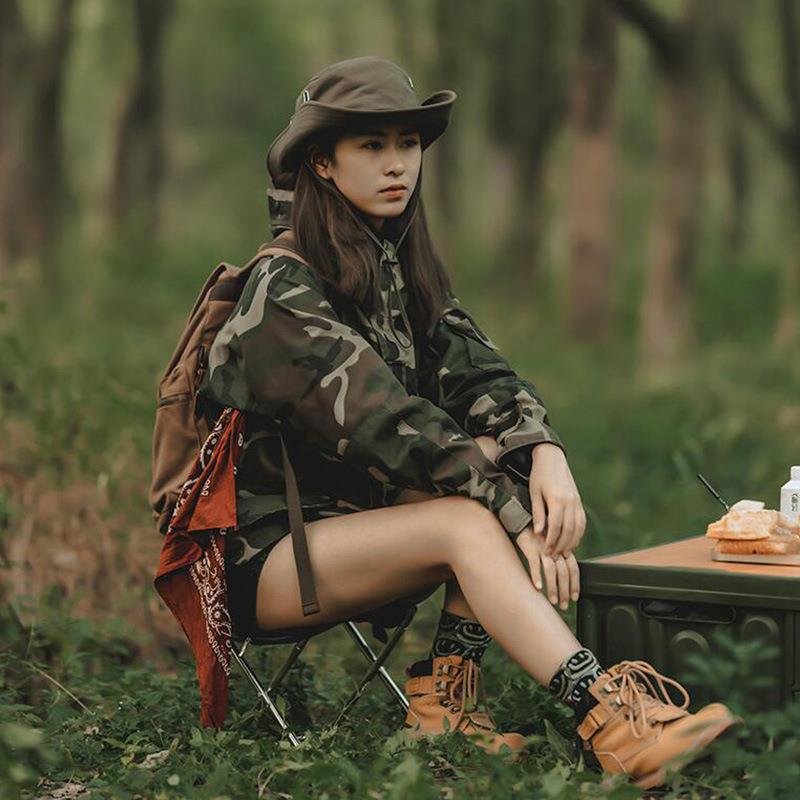 新款直销户外手包折叠凳便携式折叠椅露营笔袋凳子不锈钢小马扎钓