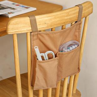 直销新款日式布艺加厚帆布椅子挂袋杂物储物袋车载壁挂式零食小物