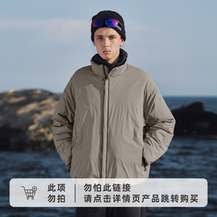 RESTICK「暖屿」极简黑标P棉棉服外套冬季PrimaLoft防水立领夹克