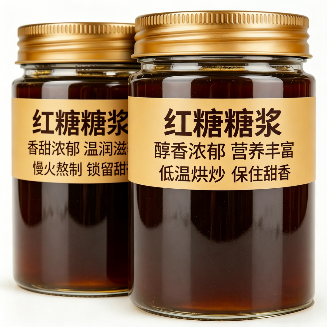 浓缩液体红糖糖浆旗舰店冰粉配料家商用红糖挤瓶装商用酱汁液糍粑