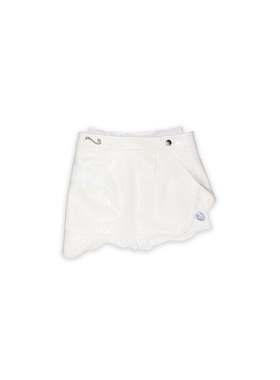 HUMANUNIFORM尤尼馥指定合作店铺 MACHETE镶嵌皮质短裙