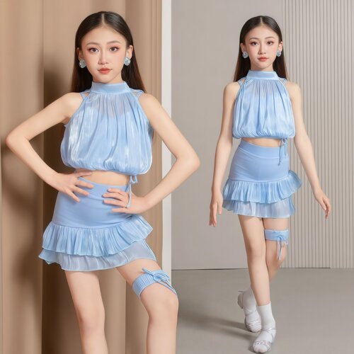 2026新款拉丁舞服女童日常练功服