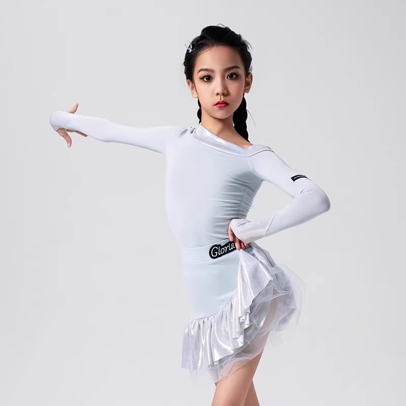 2025秋冬拉丁舞修身长袖高级感女
