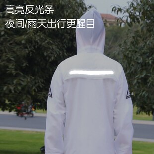 厂家PVC款 电动摩托车分L体透明男女骑行钓鱼雨衣 雨衣雨裤 套装