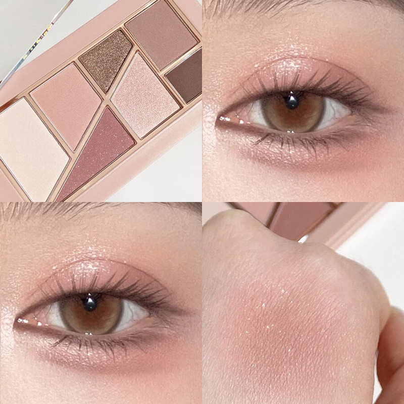 TINGPHE叠叠乐腮红眼影盘新款胭脂低饱和彩妆盘哑光日常淡妆膨胀