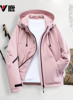 雅鹿官方正品新款反季女装羽绒服冲锋衣时尚韩版外套YSX01Z07620