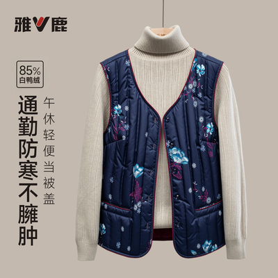 雅鹿冬季女款防寒保暖羽绒服时尚