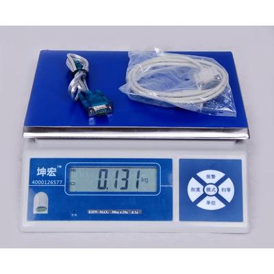 KHW坤宏15kg\30kg淘易淘管软件ERP电子秤称支持XP Win7