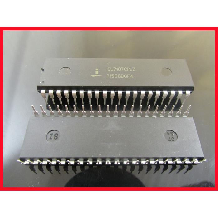 全新直插芯片ICL7107CPLZ GC7107三位半模数转换器  A/D转换