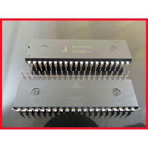 全新直插芯片ICL7107CPLZ GC7107三位半模数转换器  A/D转换