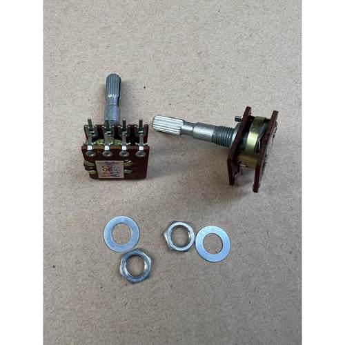 台湾 148型双联8脚电位器 A50K A100K 两种 柄长30mm 全新