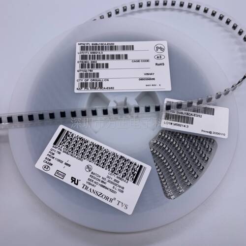 TVS瞬态贴片双向SMBJ5.6CA 二极管5.6V 600W DO-214AA P6SMBJ SMB