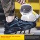 男女防砸防刺穿绝缘软底钢头安全工地工作鞋 透气轻便劳保鞋 季 夏季