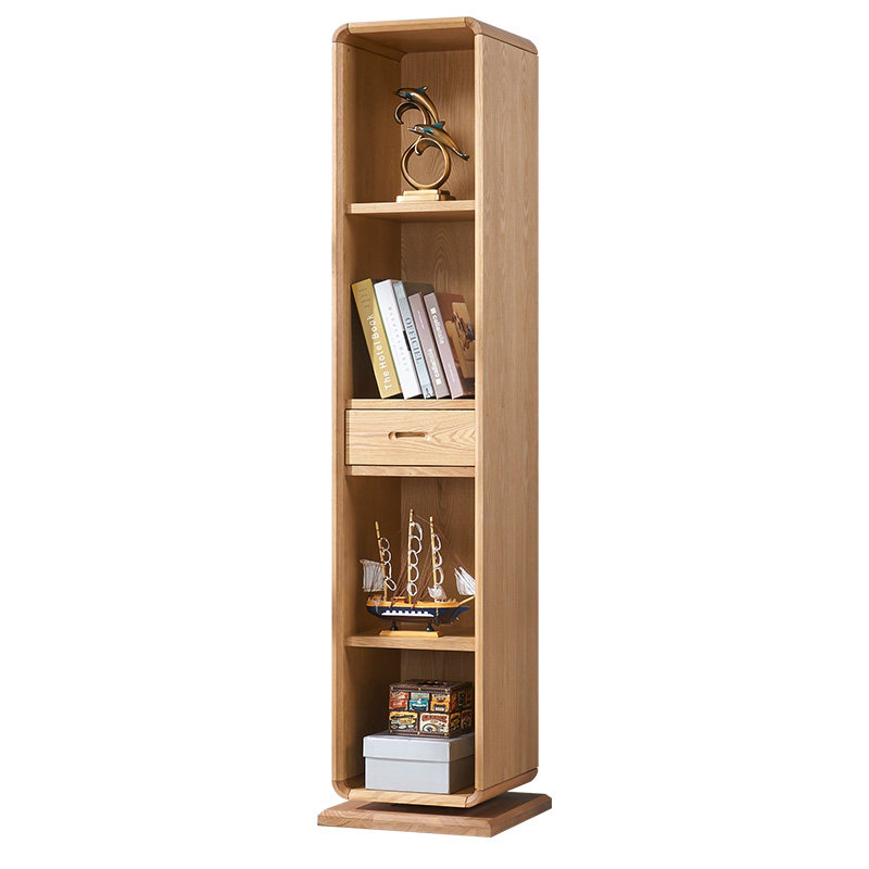 实木多功能穿衣镜子收纳柜试衣镜家用首饰储物可旋转全身镜落地镜