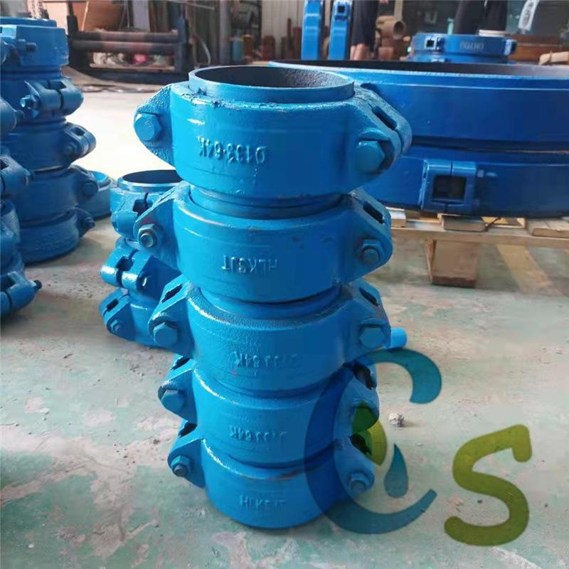 KRHD对开式伸缩接头卡箍式伸缩节钢制柔性管卡箍接头