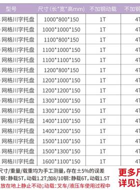 网板格川货字塑料托盘叉车专用库仓地垫防潮垫板工业卡物栈DNR板