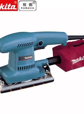 牧田（MAKITA）BO3700电20平板式电动砂光机打v磨机墙面KBF抛光插
