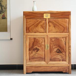 木3Y香樟木柜全樟木复古收纳抽LES子屉橱柜储卧室新中式 实家具物