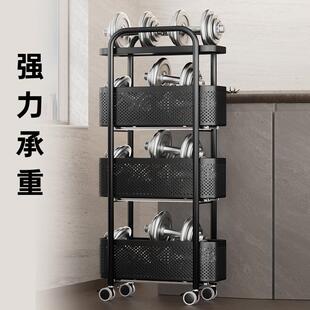 厨房夹缝纳小推车置WJY物架极窄隙缝收柜家用地多面层冰箱侧抽拉